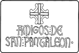 Sello de la Asociación de Amigos de San Pantaleón